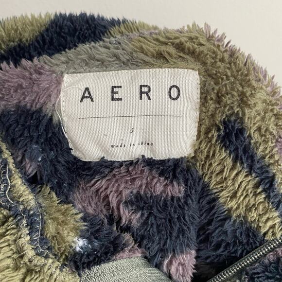 Cozy Aéropostale Small Camo Fleece Pullover – Casual‎ Comfort - Picture 11 of 13